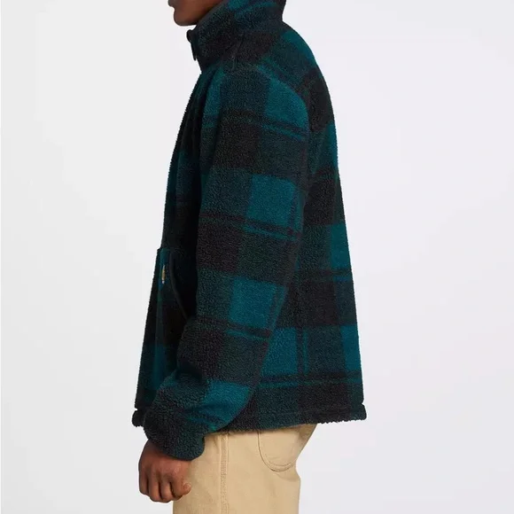 Carhartt Men's Black and Green Plaid Jacket NWT - Picture 4 of 7